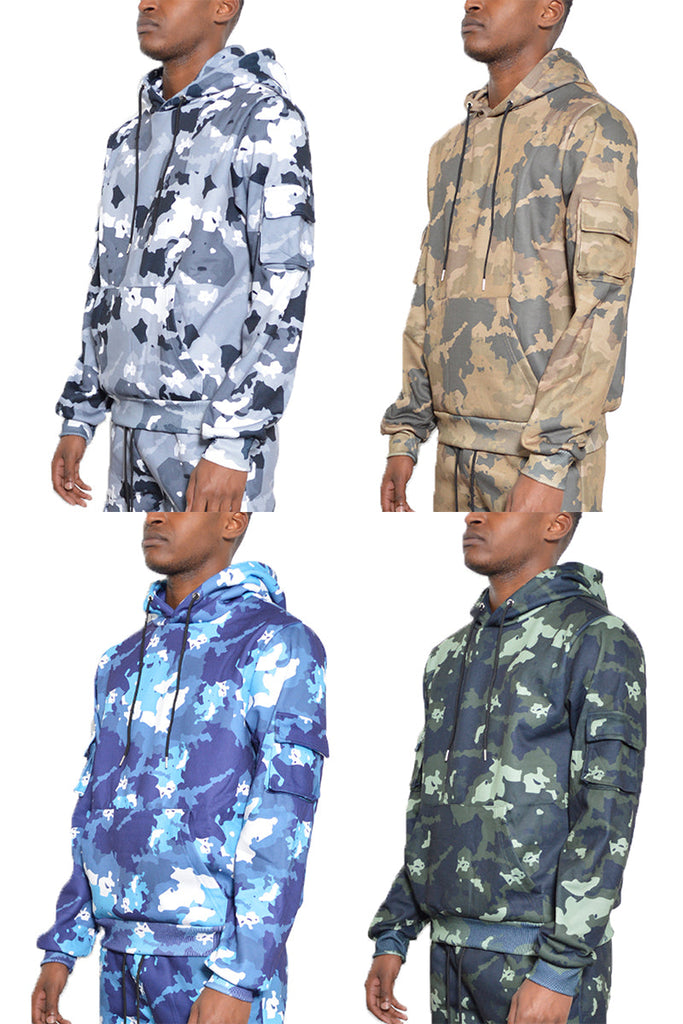 Camo Pullover Hoodie-1